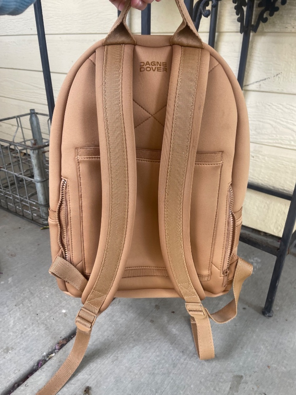 Large Dakota Backpack Dagne Dover Camel - Picture 7 of 15